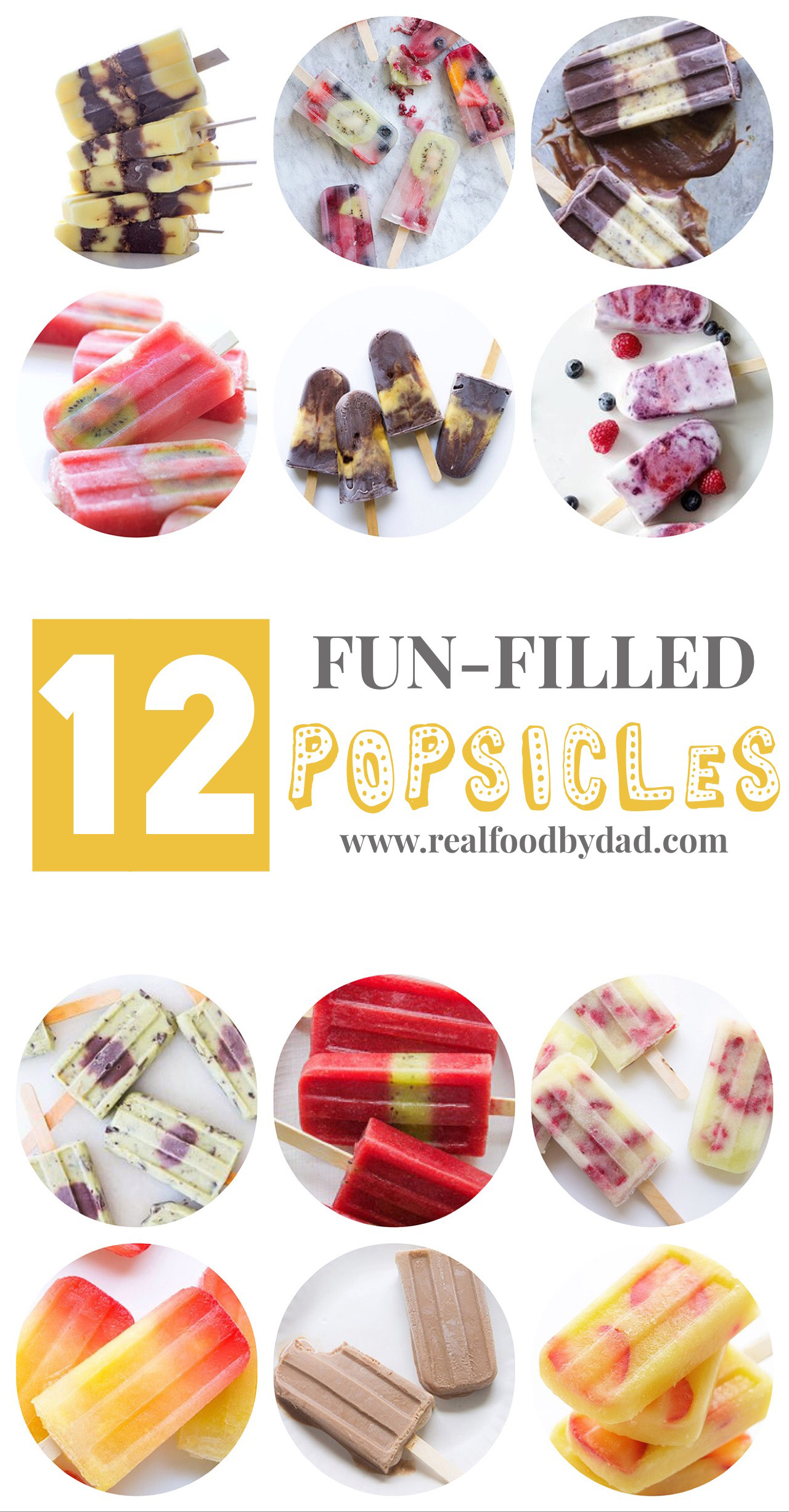 12 Boozy Pops via Real Food by Dad