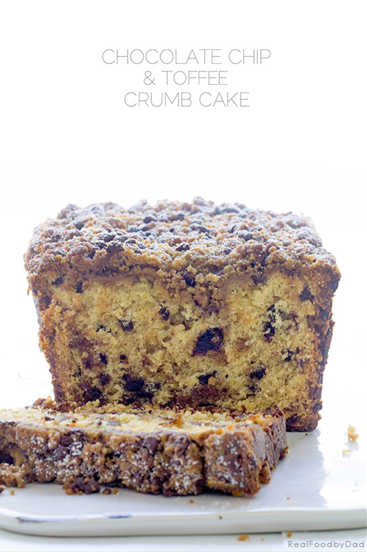 Chocolate Chip & Toffee Crumb Cake | Find out if it's milk or buttermilk that make this crumb cake more moist | Real Food by Dad