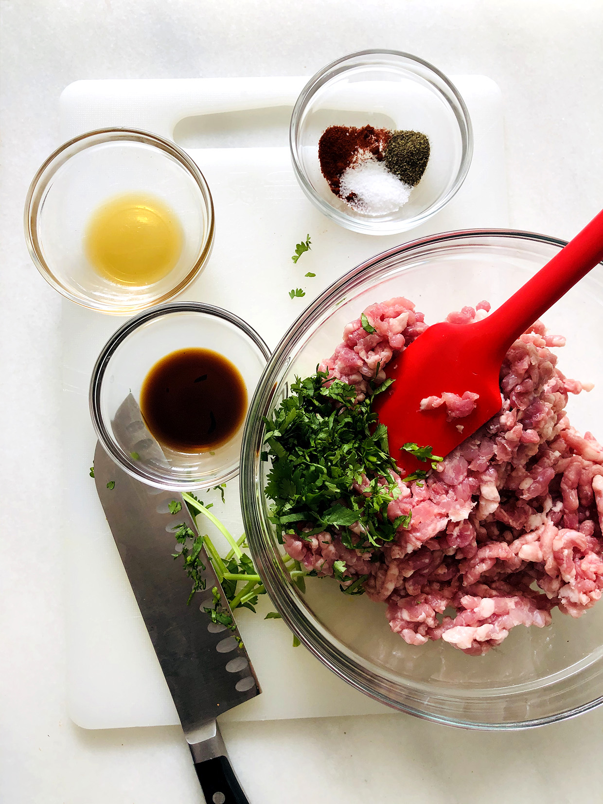 Asian Burger Ingredients