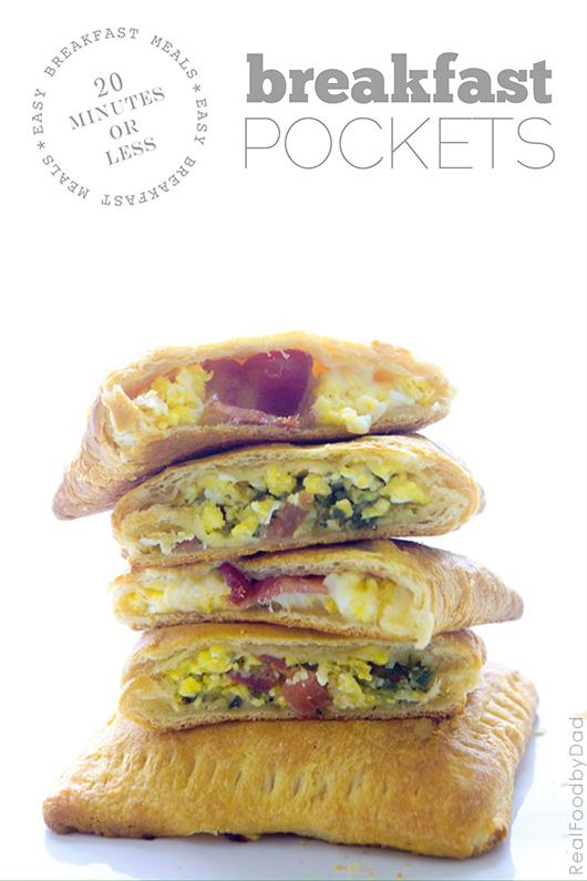 Breakfast Pockets via Real Food by Dad