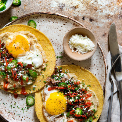 Breakfast Tostada Real Food by Dad