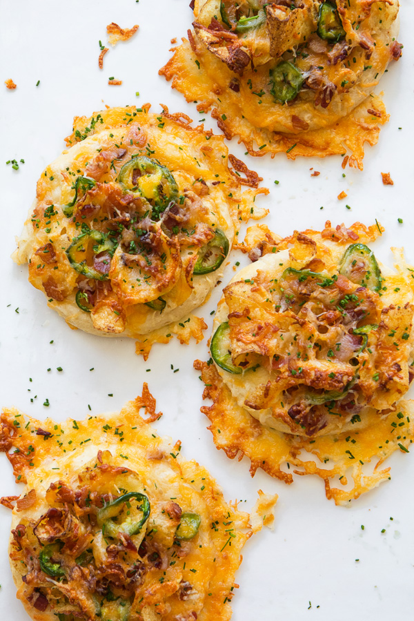 Cheesey Bacon Jalapeno Potato Chip Pizza Bites | Real Food by Dad