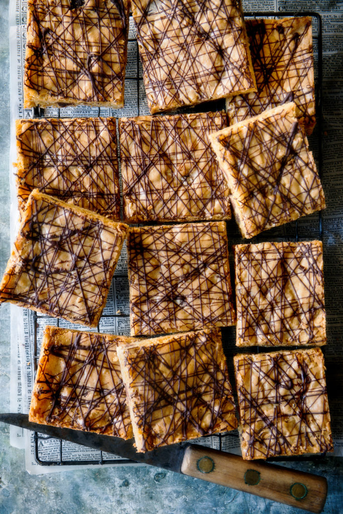 Chocolate Chip Oatmeal Toffee Cookie Bars