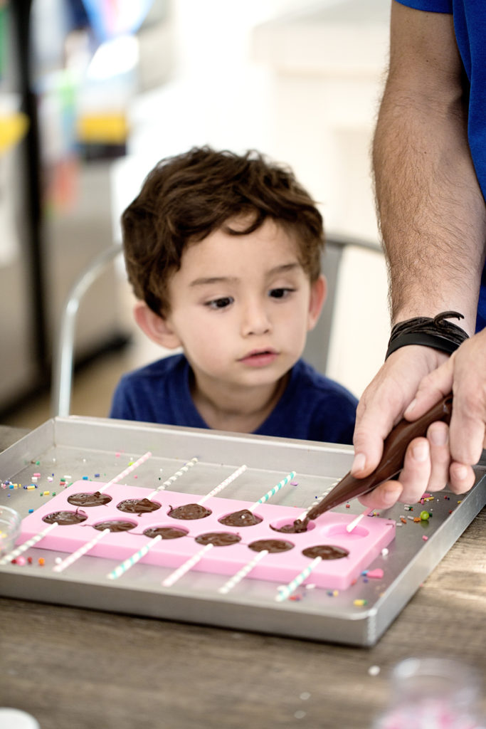 Chocolate Pop Making Real Food by Dad