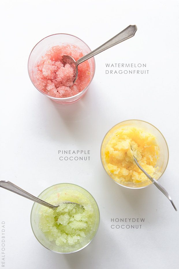 Fruit Granitas with Real Food by Dad