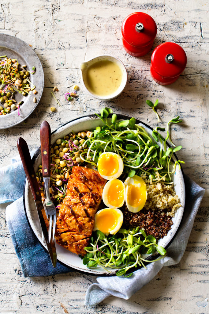 Grilled Salmon Bowl