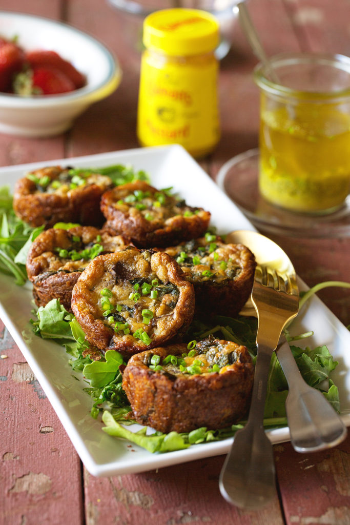 Mini Mushroom and Spinach Quiche Real Food by Dad