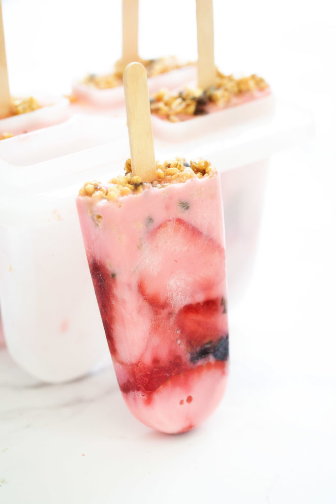 Strawberry Smoothie Pops | Real Food by Dad