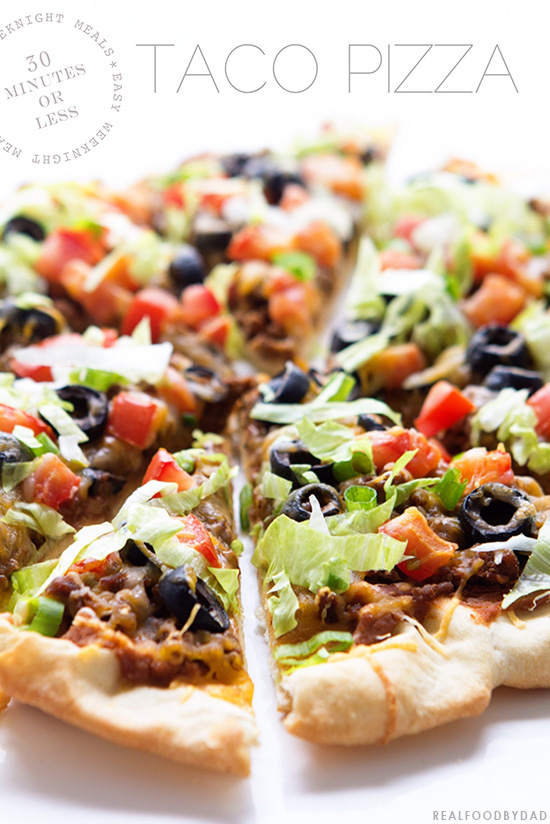 Taco Pizza from Real Food by Dad